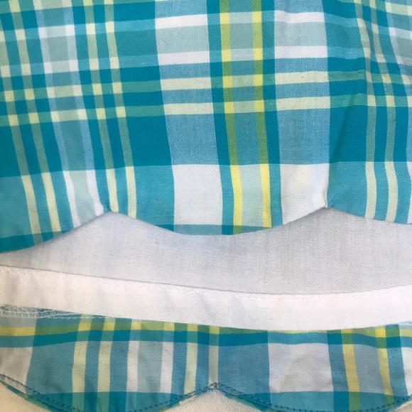 Lilly Pulitzer girls size 6 blue plaid dress - Picture 5 of 7